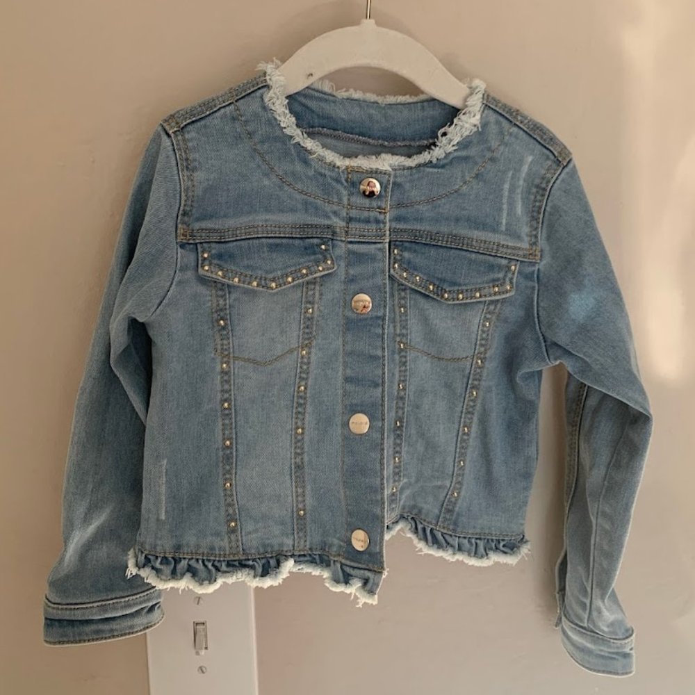 Mayoral Denim Studded Jacket